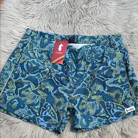 cotopaxi Other - Cotopaxi Blue and Green Patterned Swim Shorts